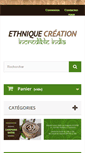 Mobile Screenshot of ethnique-creation.com